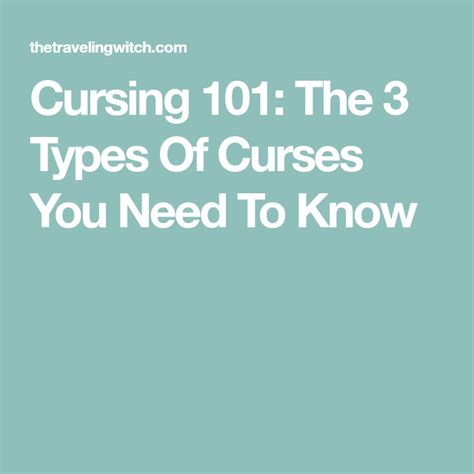 Common Symptoms of a Curse and How to Counteract Them